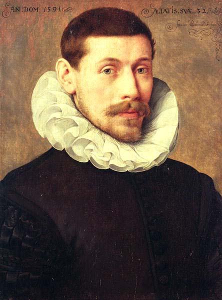 Frans Pourbus Portrait of a Man aged 32 France oil painting art